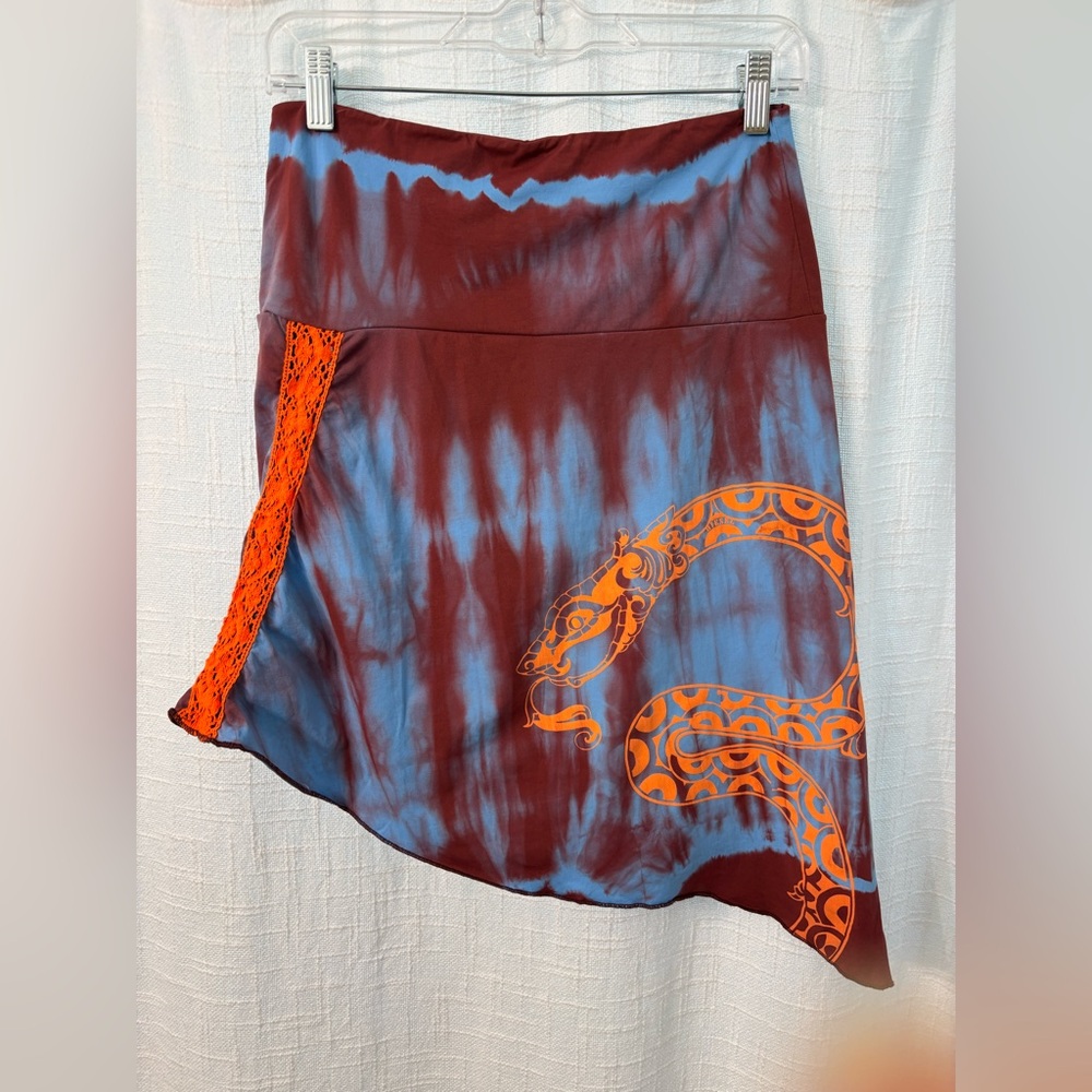 2000’s Diesel Snake Tie Dye Skirt Women’s M